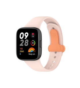 Mey İthalat® Redmi Watch 3 Origin Silikon Kordon - Pudra