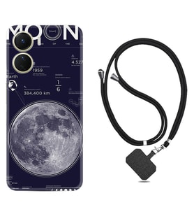 Vivo Y16 Kılıf Resimli Boyun Askılı İpli Desenli Silikon Moon info 1424