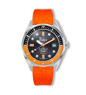 Squale Matic S Orange Mosaic Rubber Matıcbkobk.Mror Otomatik Erkek Kol Saati