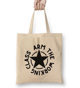Arm Tthe Working Class-Arm Gift Bez Çanta Uzun Saplı