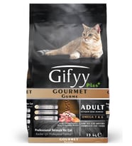 Gifyy Plus 15 Kg Yetişkin Premium Kuzu Etli Mama ( 27/13 ) Gurme Kedi Maması