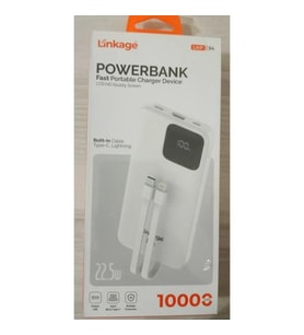 10000mAh 1XUsb Pd 22.5W Lcd Ekran Dahili Type-c Lightning Powerbank