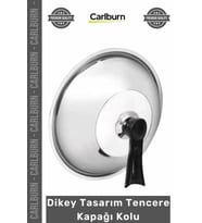Ergonomik Isıya Dayanıklı Şık Mutfak Aksesuarı Parça Tutacak Dikey Tasarım Tencere Kapağı Kolu