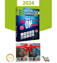 Altın Karma 2024 TYT 10+1 Karma Deneme Çıkmış Sorulart Denemesi Hediyeli!