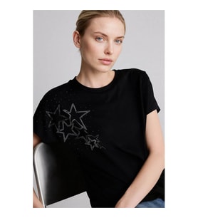 Defacto Basic Siyah Kadın T-Shirt H2457AX/BK81
