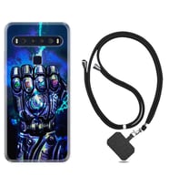 TCL 10L 10 Plus 10SE 20E 20SE 30 L7 Kılıf Boyun Askılı Silikon Thunder Play 1760