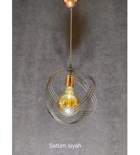 SATÜRN SİYAH SARKIT ARMATÜR