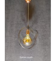 SATÜRN SİYAH SARKIT ARMATÜR