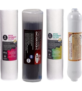 E-Water Su Arıtma Cihazı Filtresi 4'lü Filtre Seti Full Ekonomik Set