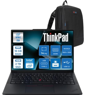 Lenovo Thinkpad E14 Gen 7 Intel Core Ultra 5 225U 16GB Ddr5 2tb SSD Freedos Intel Aı Boost 14 Inç Wuxga (1920 x 1200) IPS 300NITS Taşınabilir Bilgisayar 21SX007DTXF04 + Zetta Çanta