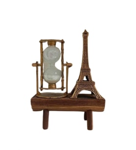 Paris Eyfel Kulesi Hediyelik Eyfel Retro Kum Saati Dekoratif Eşya