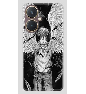 Vivo Y27 Kılıf Desenli Silikon Platinium Series Angel 1883