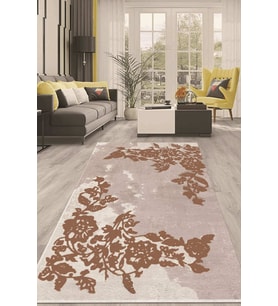 Dijital Kaymaz Taban Yıkanabilir Modern Renkli Salon Halısı Mutfak Halısı Yolluk ND-HT-1477 (Çok Renkli)