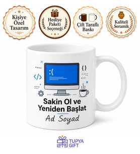 Sistem Çöktü Diyen IT Uzmanı Mola Kupası Yazılımcı Hediye Kupa Bardak