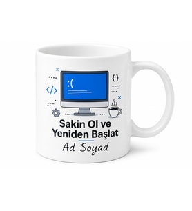 Sistem Çöktü Diyen IT Uzmanı Mola Kupası Yazılımcı Hediye Kupa Bardak