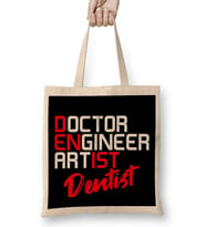 Doctor Engineer Artist Dentist 033 Bez Çanta Uzun Saplı