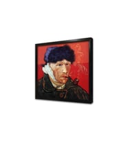 Van Gogh Otoportre Kulağı Kesik Çerçeveli Mdf Tablo