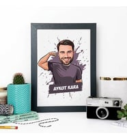 Kişiye Özel Karizmatik Erkek Karikatürlü Çerçeve