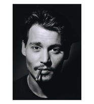 Johnny Depp - Tablo Ahşap Poster Dekoratif
