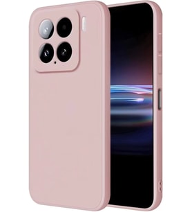 Newface Xiaomi Mi 15 Kılıf Nano içi Kadife Silikon - Pudra