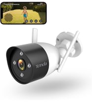 Güvenlik Kamerası Dış WLAN 2K, 3MP WLAN IP Kamera, İki Yönlü Sesli, 30 m Tam Renkli Gece Görüşü, IP66 Su Geçirmez, Kişi Tanıma ve Hareket Algılama, SD Kart ve Bulut, CT6