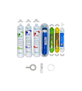 PWS Kapalı Kasa Su Arıtma Cihazlarına  HFT  7li Reverse Osmosis mebran Alkali+mineral+tatlandırıcı