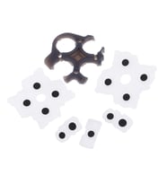 PS5 V2 Kol Tamiri İç Lastik Takımı Silikon Lastik Playstation 5 V2 Kol Tamir Rubber Pad (Beyaz)