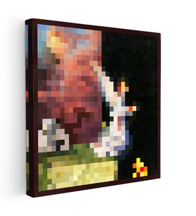 Kanvas Tablo The Void Piksel Minecraft Tablosu Ev Ofis Salon Duvar Dekoru