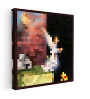 Kanvas Tablo The Void Piksel Minecraft Tablosu Ev Ofis Salon Duvar Dekoru