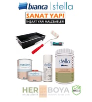 Set 1lt - Siyah Boya + Beyaz Mermer Effekt Sprey + Maximo Sıvı Cam Parlak