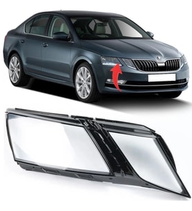 Skoda Octavia 2017-2020 Sağ Far Camı 5E1941018CX