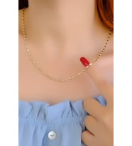 ÇITIR ZİNCİR KOLYE 14 AYAR A085013