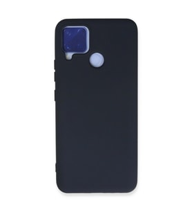 Realme C15 Kılıf Nano İçi Kadife  - Lacivert