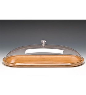 AHŞAP ALTLI OVAL FANUS