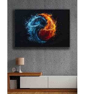 Koç stüdyo Modern tasarım kanvas tablo 50x70 (Çok Renkli)