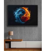 Koç stüdyo Modern tasarım kanvas tablo 50x70 (Çok Renkli)