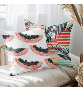 eJOYA Modern Tasarımlı 2'li Yastık İçi Ve Kırlent Kılıfı 45cm 113422