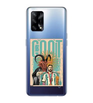 Oppo A74 Uyumlu Lionel Messi Desenli Şeffaf Telefon Kılıfı
