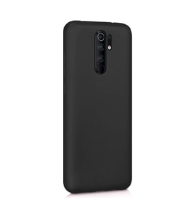 Xiaomi Redmi 9 Kılıf Kamera Korumalı Silikon Rubber Arka Kapak (Siyah)