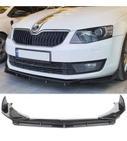 Skoda Octavia Ön Lip Parlak Siyah 3 Prç Brabus Kırılmaya Dayanıklı ABS