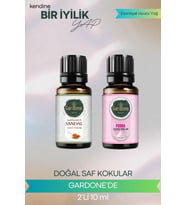 Sandal + Pudra ( Oda Kokusu Aroma Terapi Buhurdanlık / Difüzör Yağı ) Set 2 Adet x 10 ML