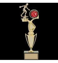 ODAK KUPA - Figürlü Kupalar - Bowling Kadın Figürlü Kupalar FG-043 C - 39 cm