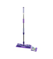 MANDALLI YÜZEY TEMİZLİK PALET MOP M.FİBER PASPAS - YEDEKLİ DUVAR SİLME MOP METAL UZAYAN SAP=70-107CM- 360° (5343)