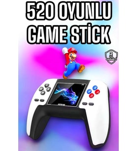 Game Stick 520 Oyunlu Konsol Çocuklara Özel