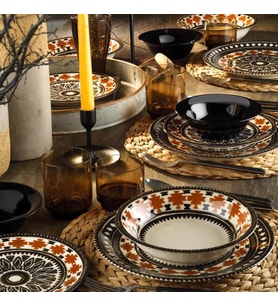 Kütahya Porselen Nono Cream 24 Parça Yemek Seti 89067