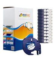 DYMO LETRATAG MUADİL KAĞIT ŞERİT ETİKET BEYAZ 10'LU PAKET