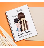 Anneler Günü Tasarımlı Defter Kişiye Özel