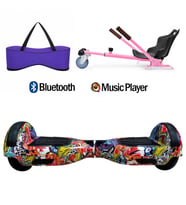 Citymate Elektrikli Kaykay Hoverboard Akıllı Denge 6.5 Inch + HoverKart + Çanta EXTREM PAKET D011
