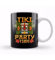 Adorable & Cute Tiki Party Time Island Luau Kupa Bardak Porselen
