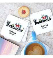 Kişiye Özel Reklamcılara Özel Hediyelik Bardak Altlığı